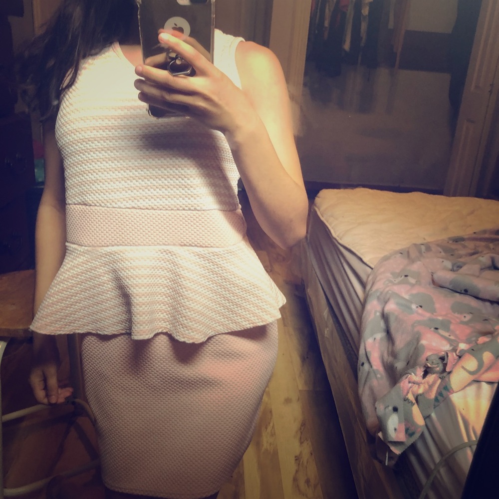 Girly pink dress